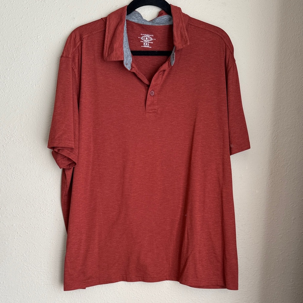 Greg Norman Collection Red Polo Shirt